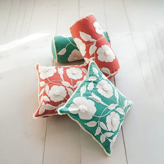 Hello Honey® Enchanted Garden Embroidered Pillow Set